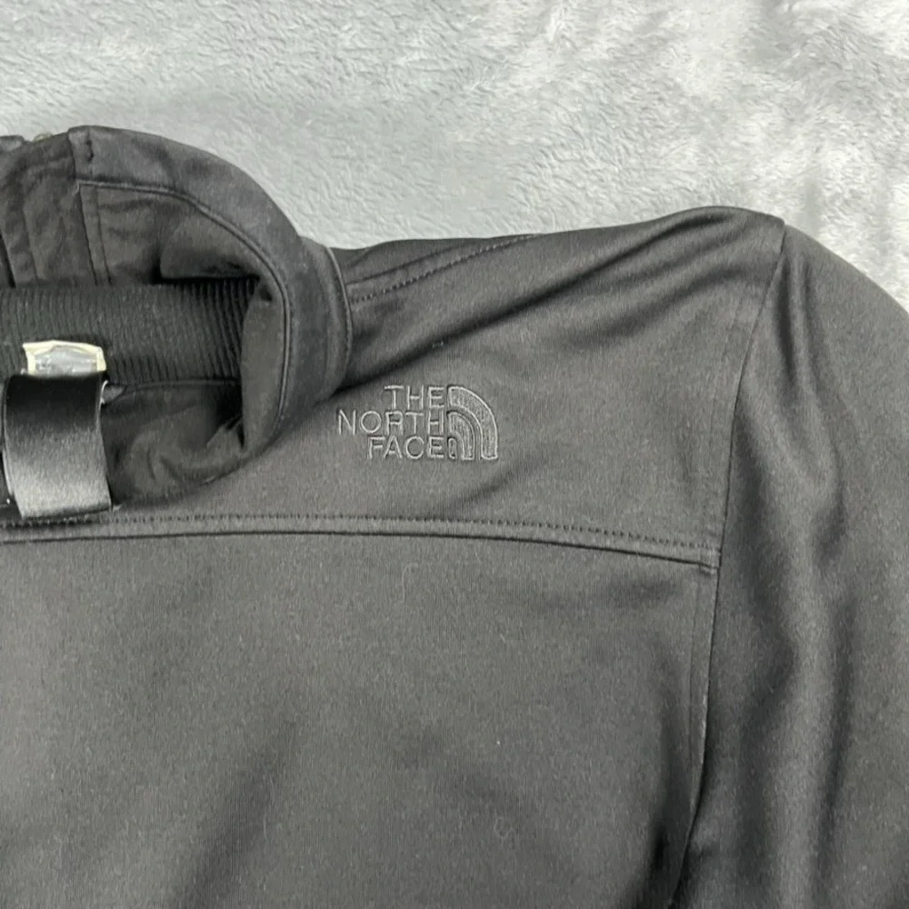 The North Face Jacket Mens Large Black Full Zip Pockets Retro Denali Mid Weight